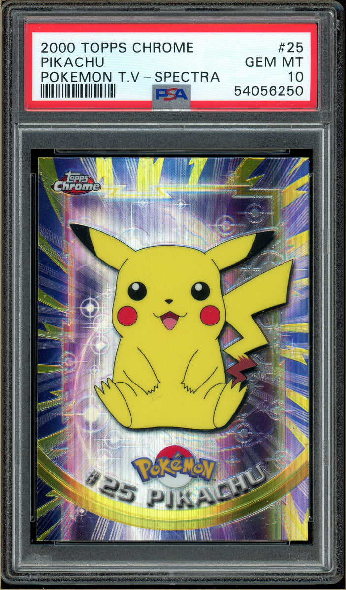 Over the Brick – Pokémon - Pikachu Topps Chrome Pokémon TV Spectra