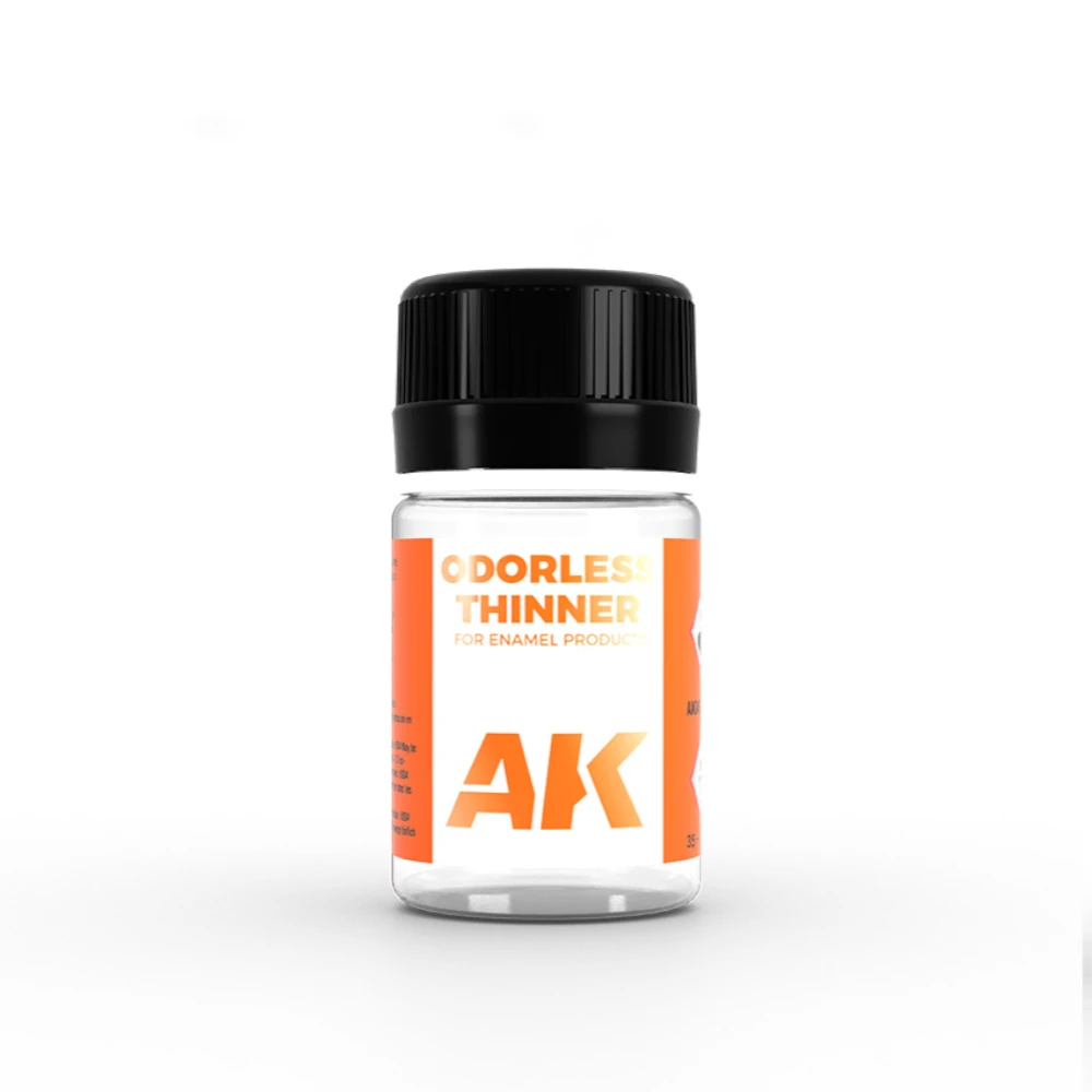 AK Interactive: Odorless Thinner (35ml Bottle)