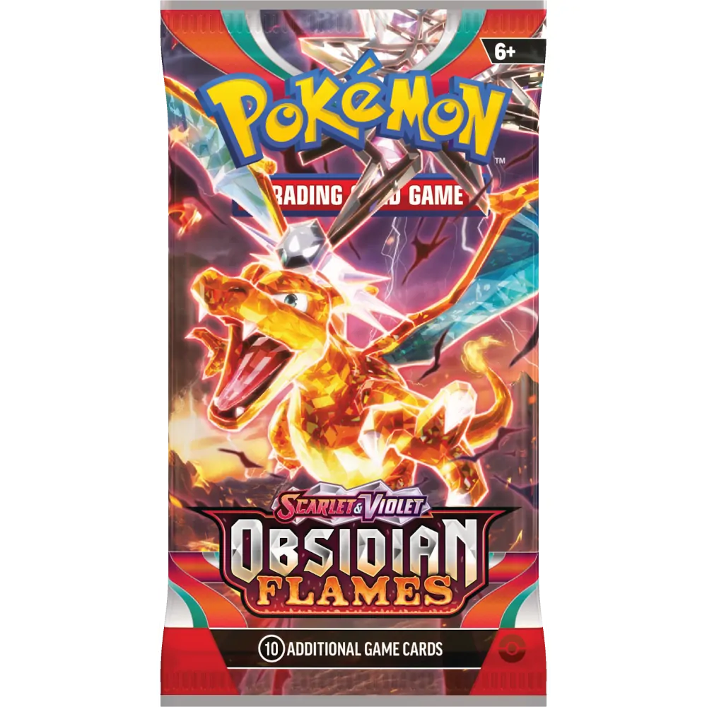 Pokémon Scarlet & Violet: Obsidian Flames Sleeved Booster