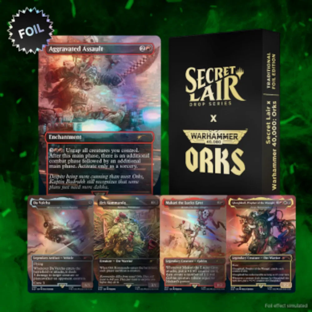 Secret Lair: Warhammer 40,000 - Orks Foil Edition