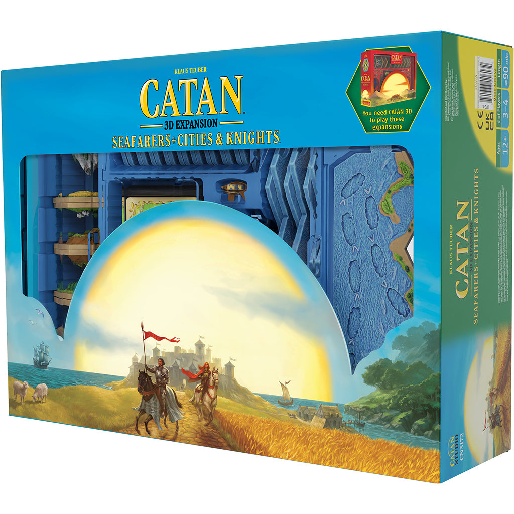 Catan: 3D Seafarer + Cities & Knights Expansion