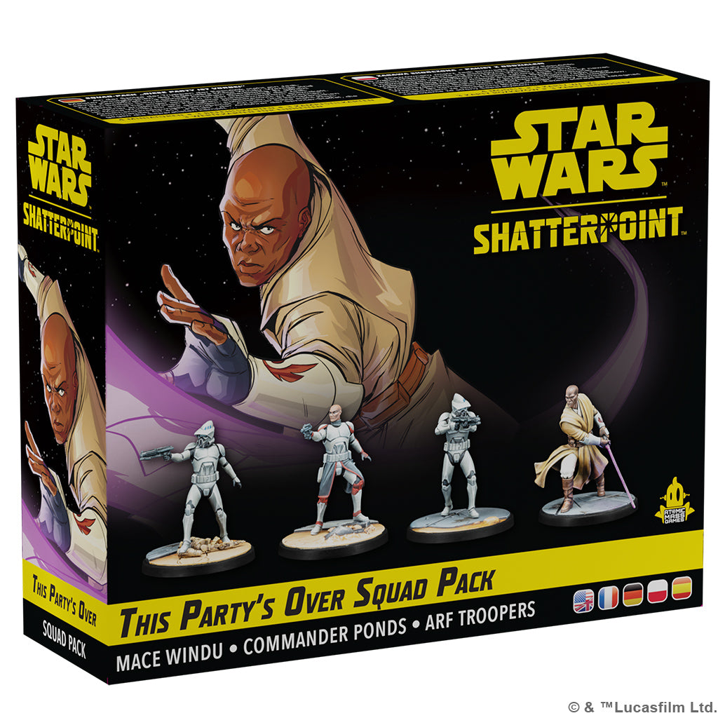 Copy of Star Wars Shatterpoint: This Party's Over - Mace Windu Squad Pack