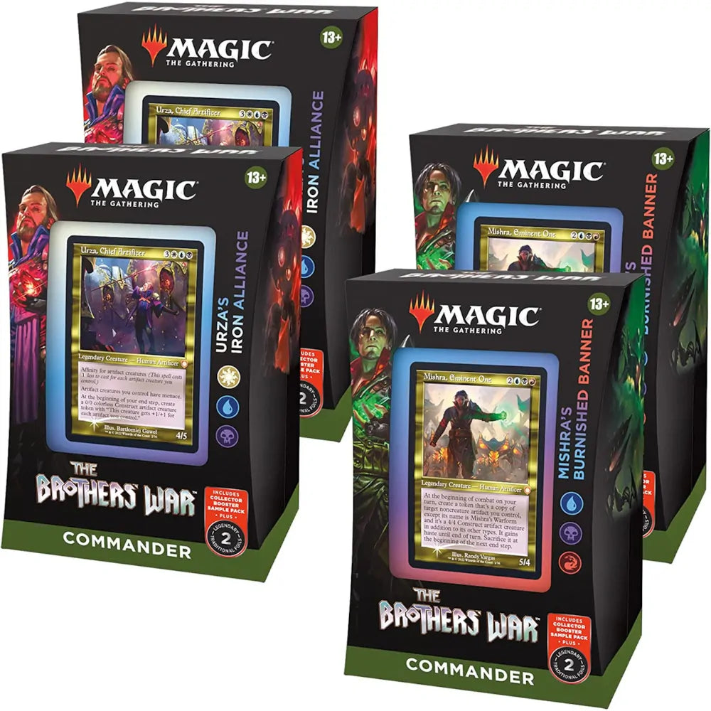 Magic: The Gathering - The Brothers War Commander Deck (Set of 4)