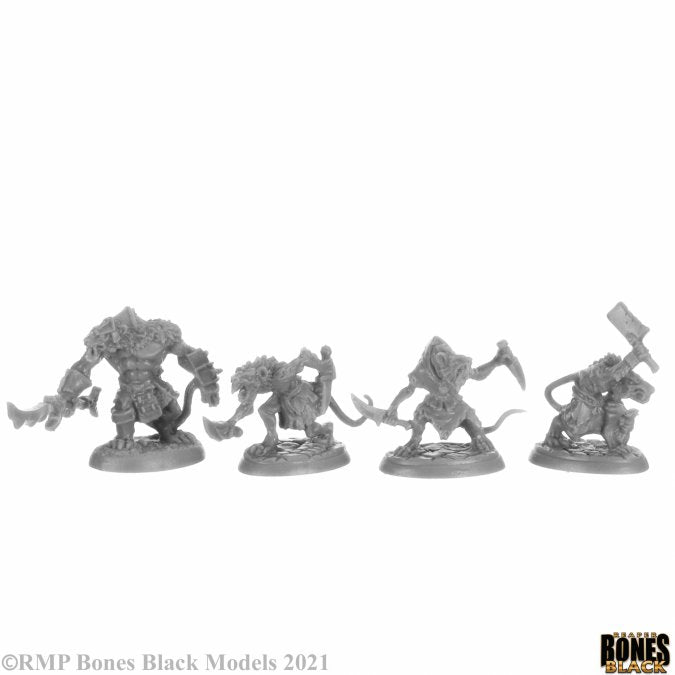 Reaper 44148: Wererats, Plastic Miniature (4)