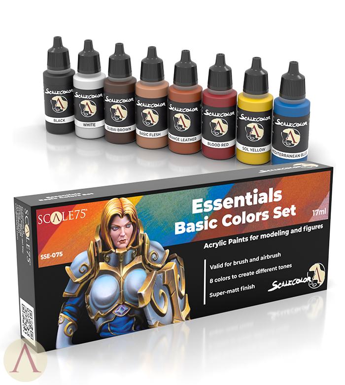 ScaleColor - Essentials Basic Colors Paint Set SSE-075