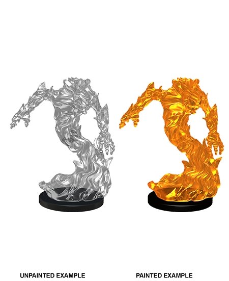 Pathfinder Battle Deep Cuts Unpainted Miniatures: Medium Fire Elemental Painted Example