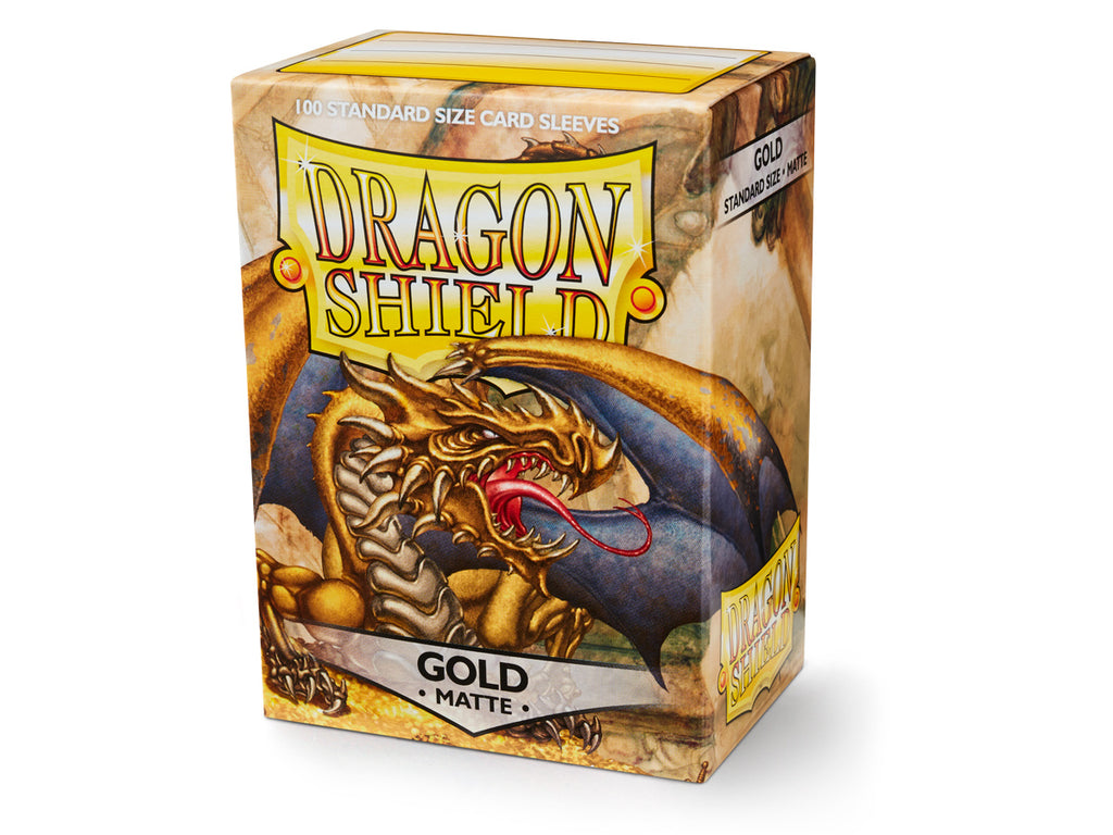 Dragon Shield: Matte Sleeves - Gold (100ct)