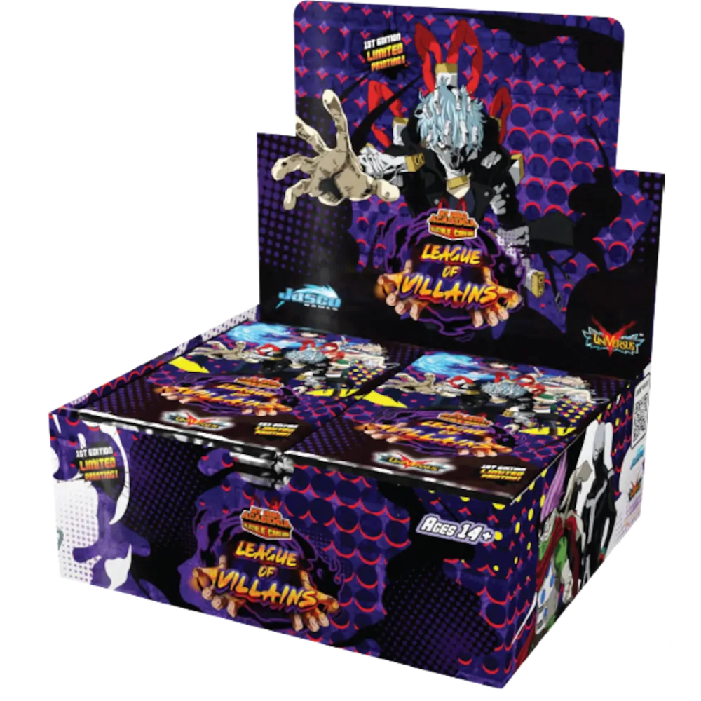 My Hero Academia: League of Villains First Edition Booster Display