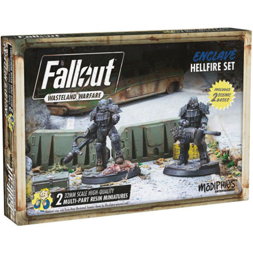 Fallout Wasteland Warfare: Enclave Hellfire Set box