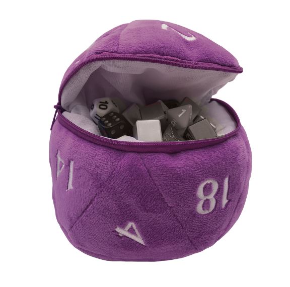 D20 Dice Bag Purple