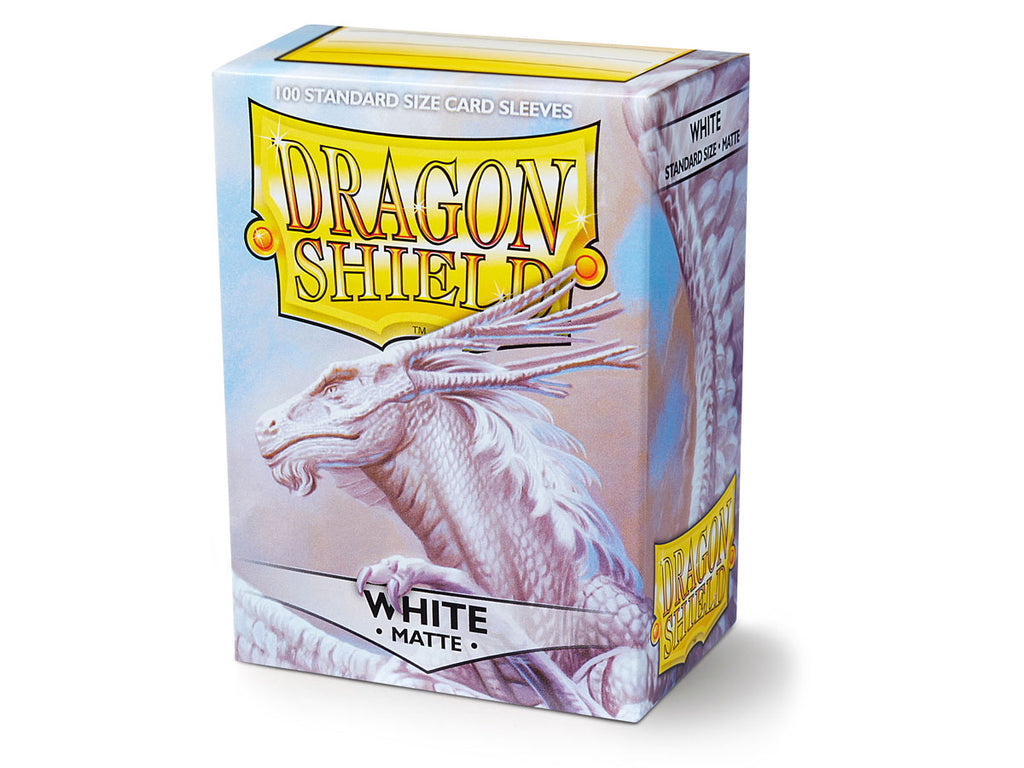 Dragon Shield: Matte Sleeves - White (100ct)
