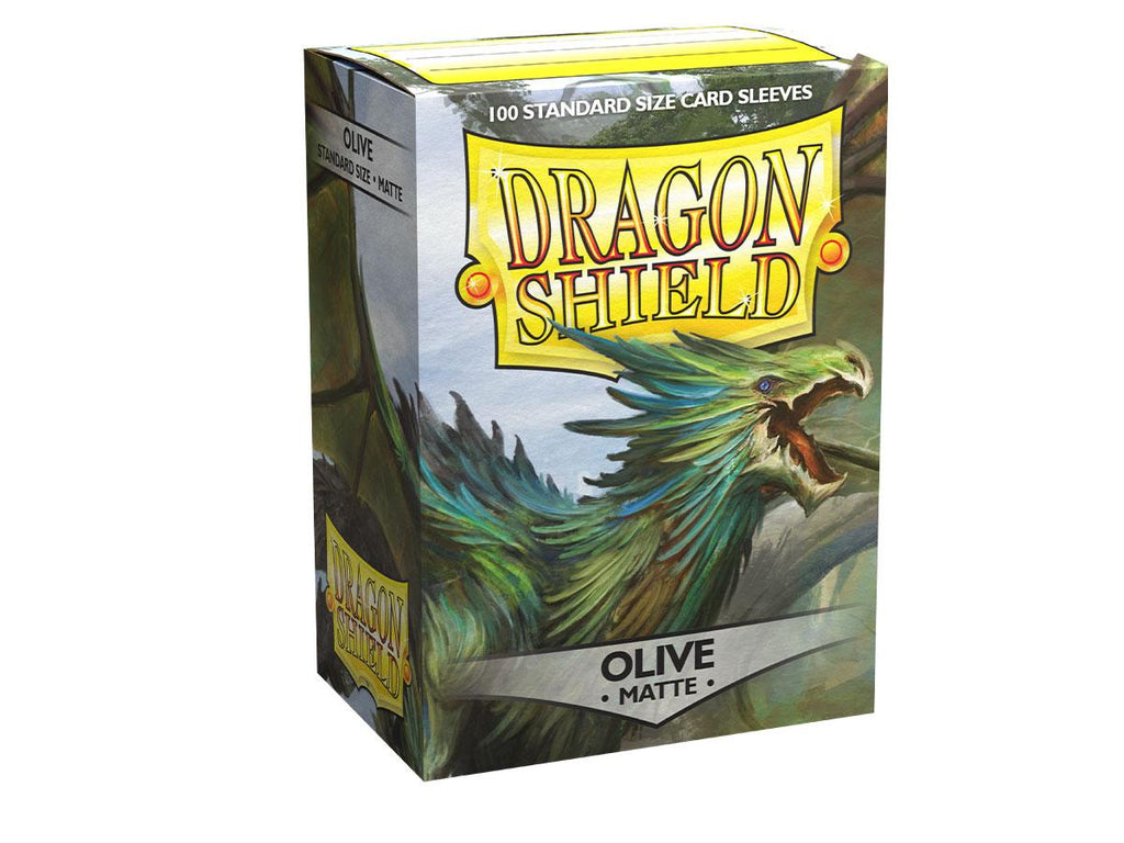 Dragon Shield: Matte Sleeves - Olive (100ct)