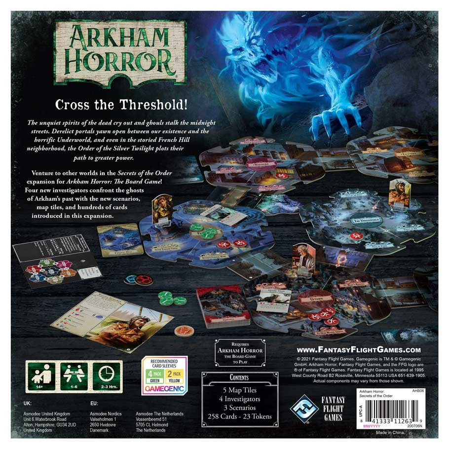 Arkham Horror: Secrets of the Order back