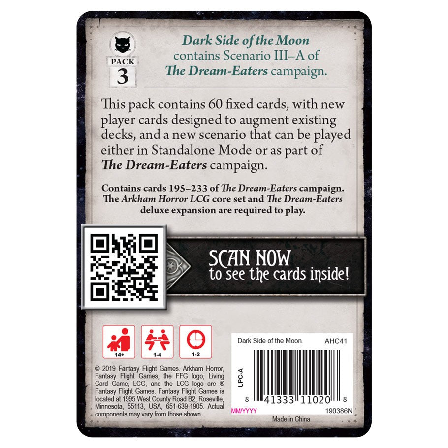 Over the Brick Arkham Horror The Card Game: Dark Side of the Moon Over the Brick Arkham Horror The Card Game: Dark Side of the Moon
