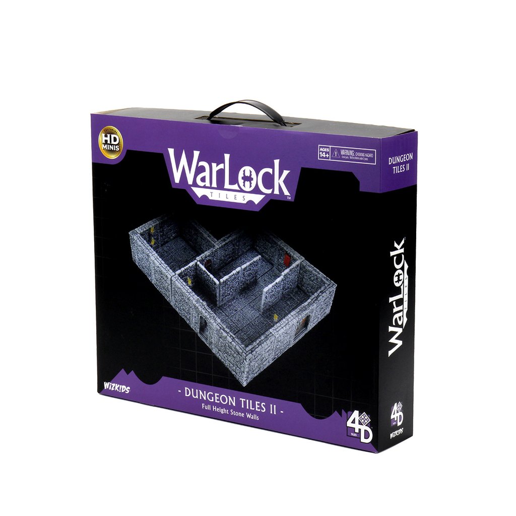 Warlock Tiles: Dungeon Tiles II Full Height Stone Walls