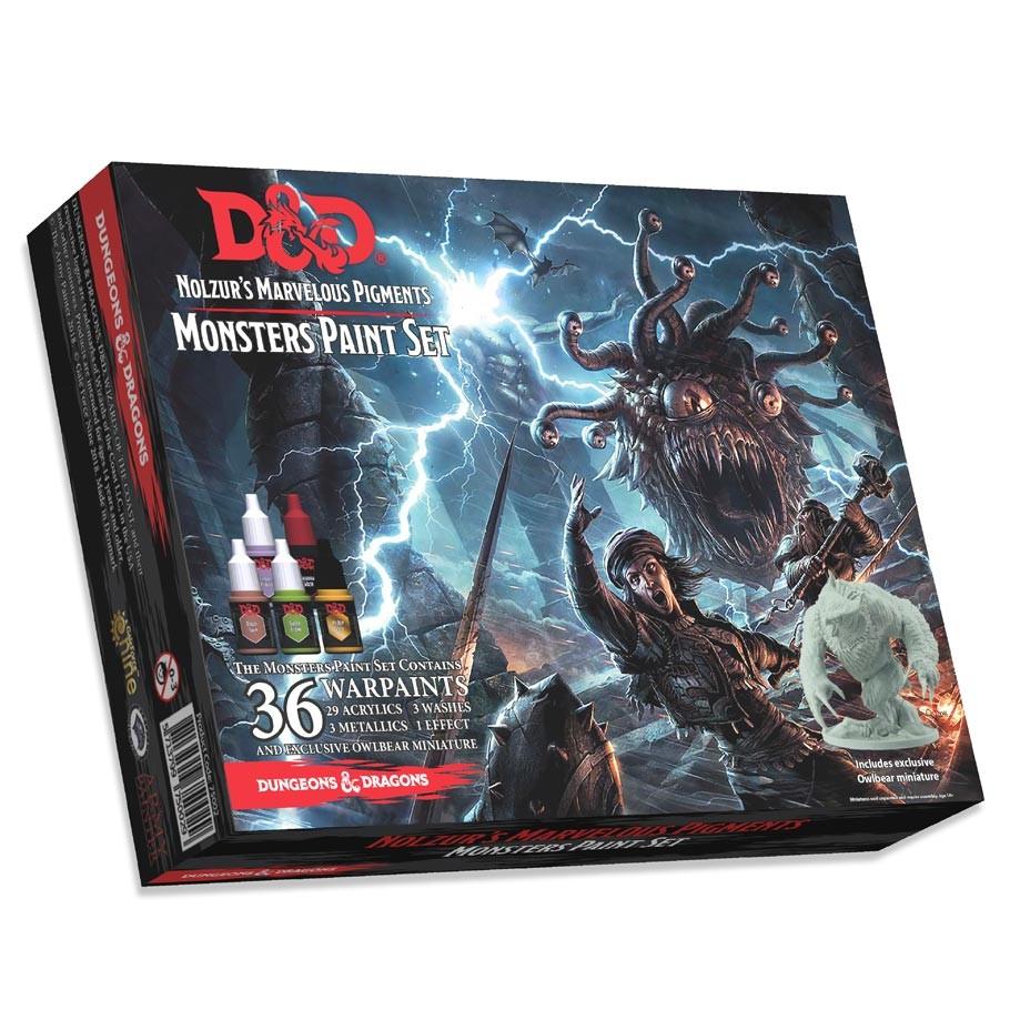 D&D Monsters Paint Set front of the box