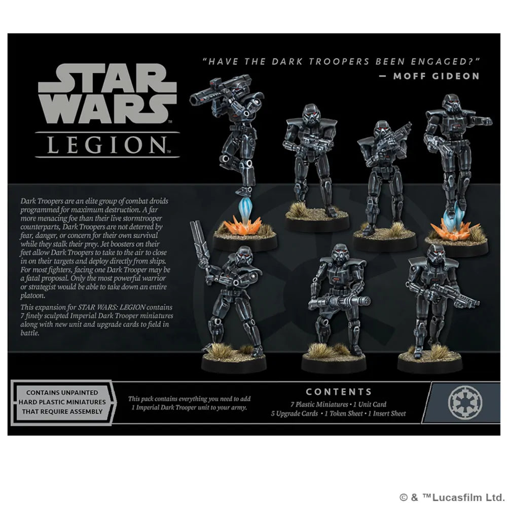 Star Wars Legion - Dark Troopers Unit Expansion back