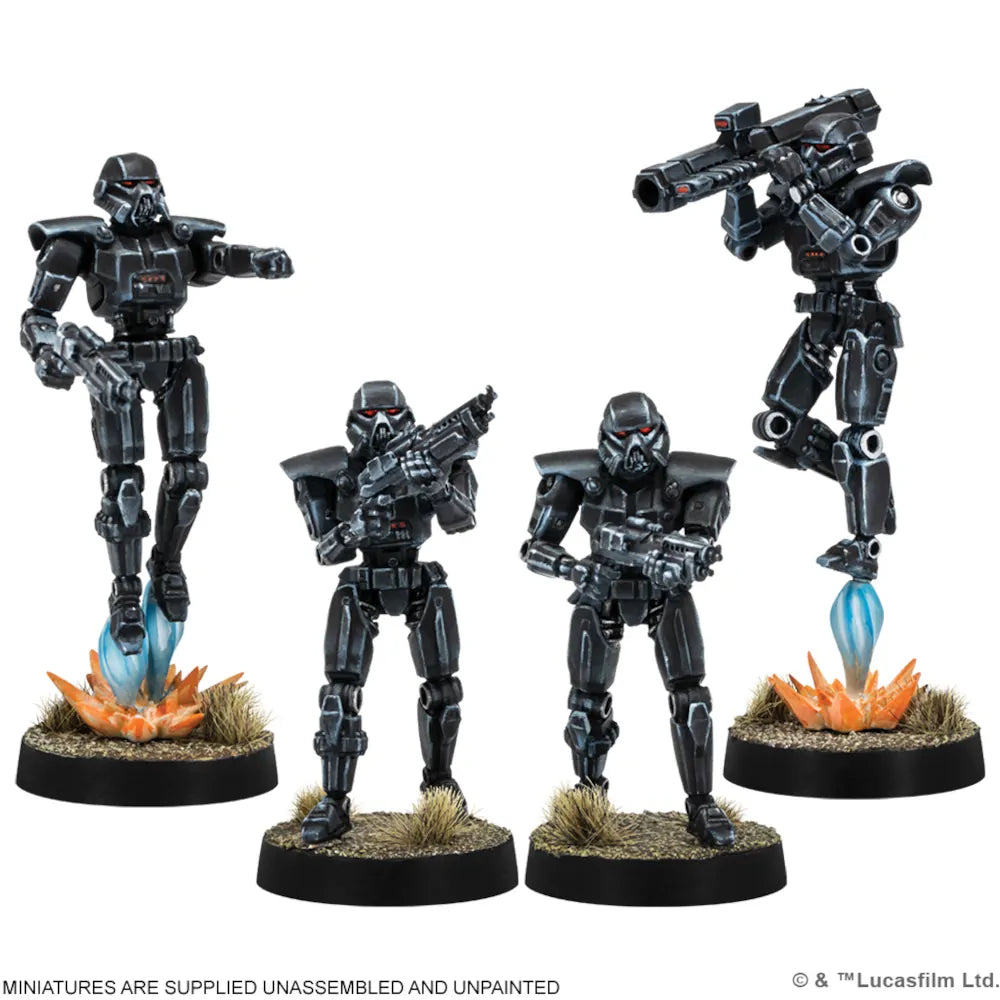 Star Wars Legion - Dark Troopers Unit Expansion figures