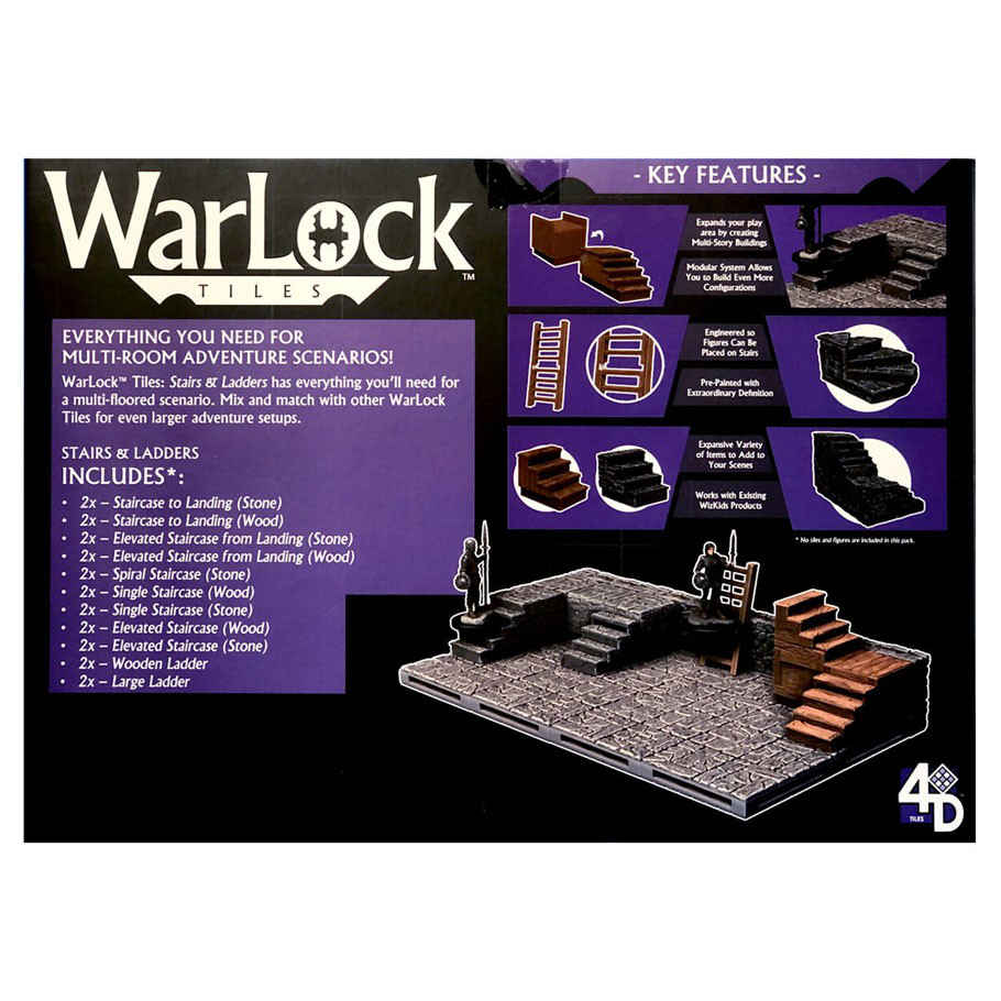 Warlock Dungeon Tiles:  Stairs & Ladders