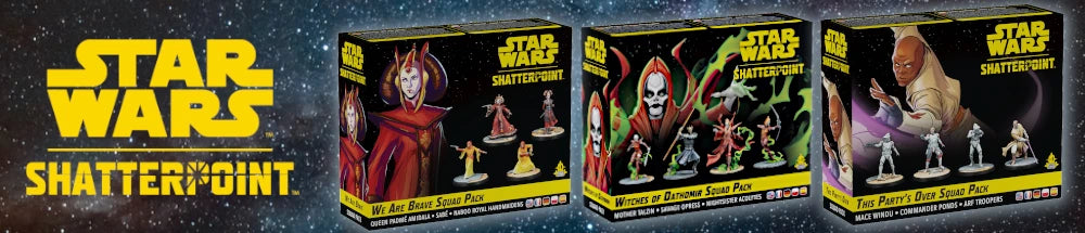 Coming to Star Wars Shatterpoint: Queen Amidala, Mace Windu, Witches of Dathomir, Cad Bane and more!