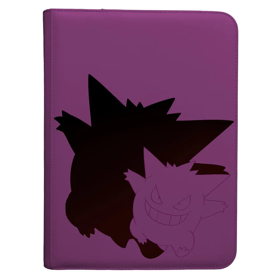 Ultra Pro Pokémon: Elite Series Gengar - 9 Pocket Zippered PRO Binder
