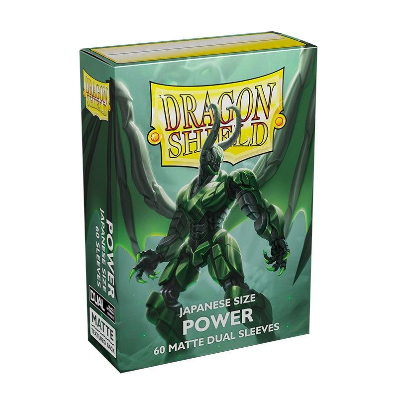 Dragon Shield: Dual Matte Sleeves Japanese - Power Green (60ct)