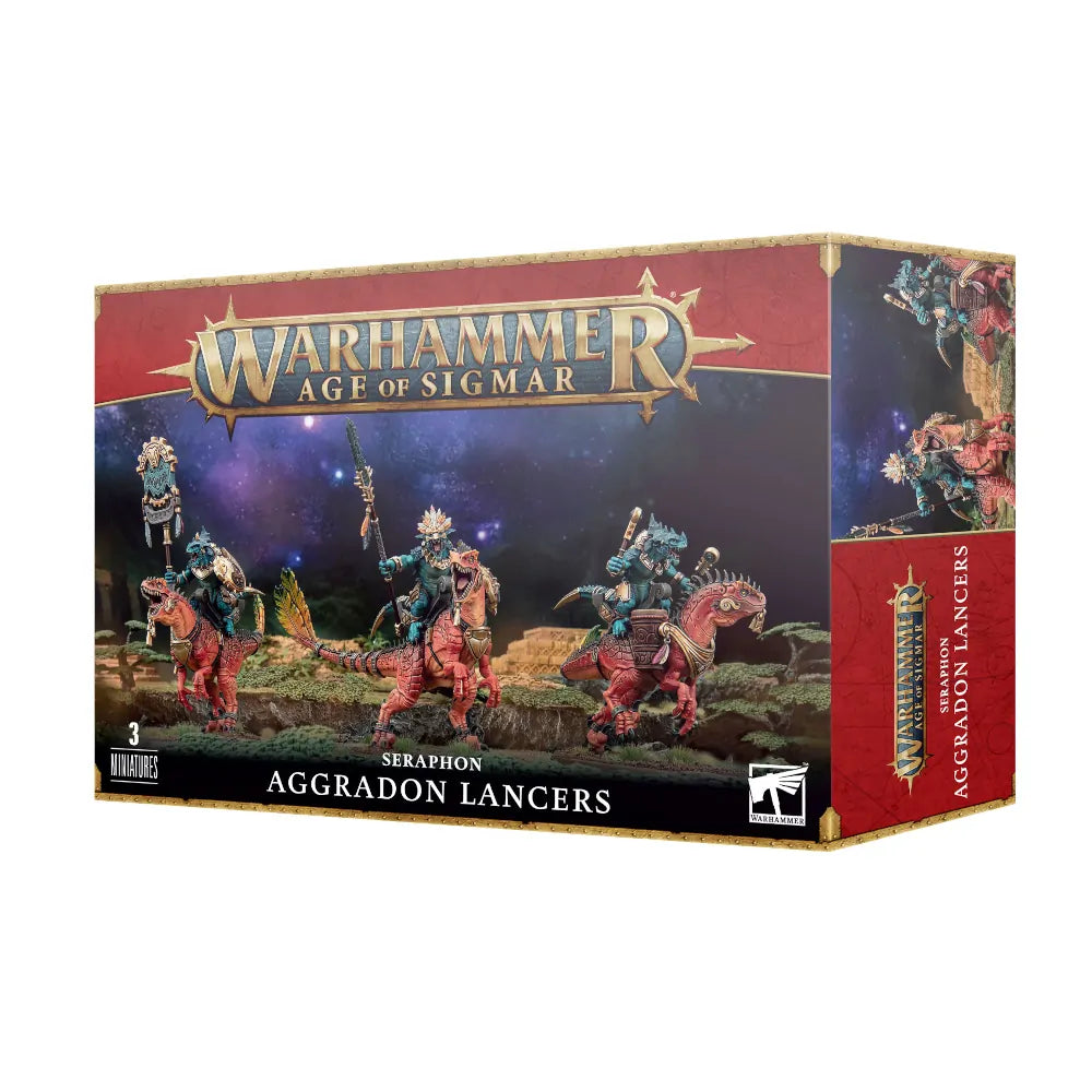 Warhammer Age of Sigmar: Seraphon - Aggradon Lancers