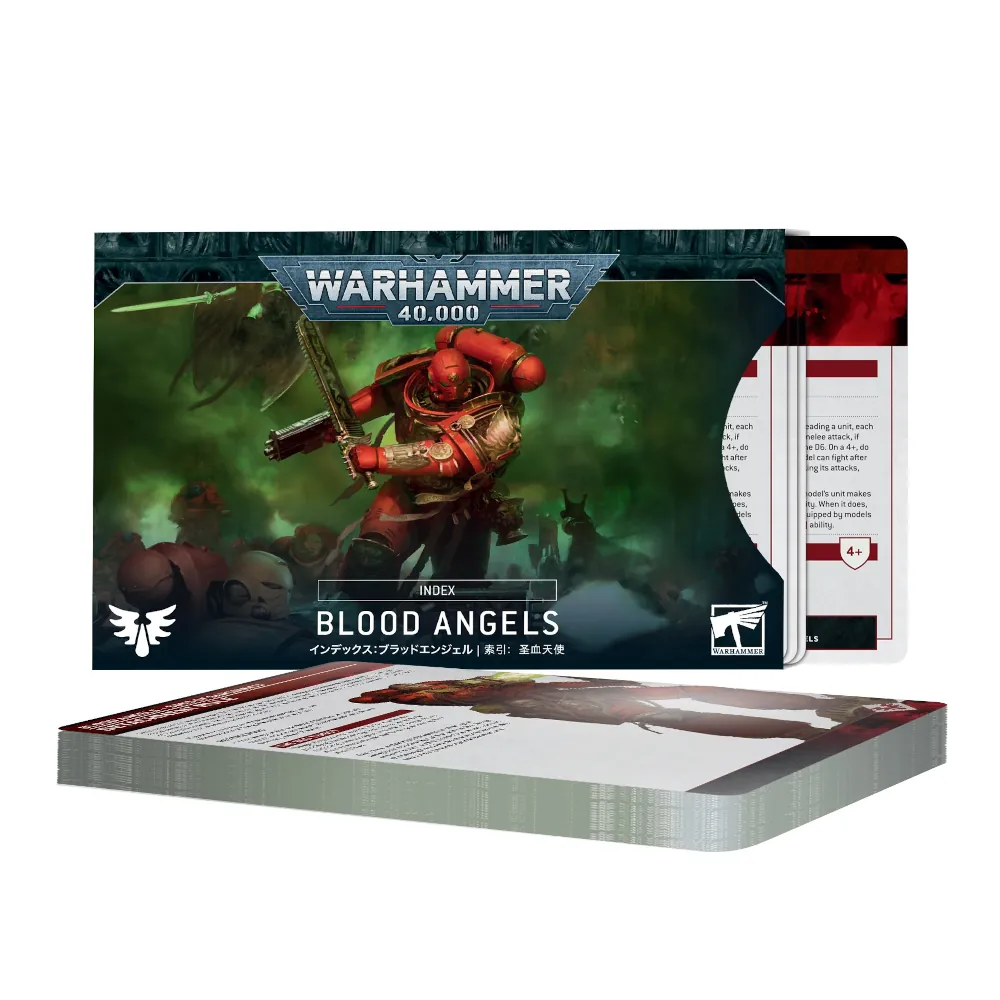 Warhammer 40,000: Index Cards – Blood Angels