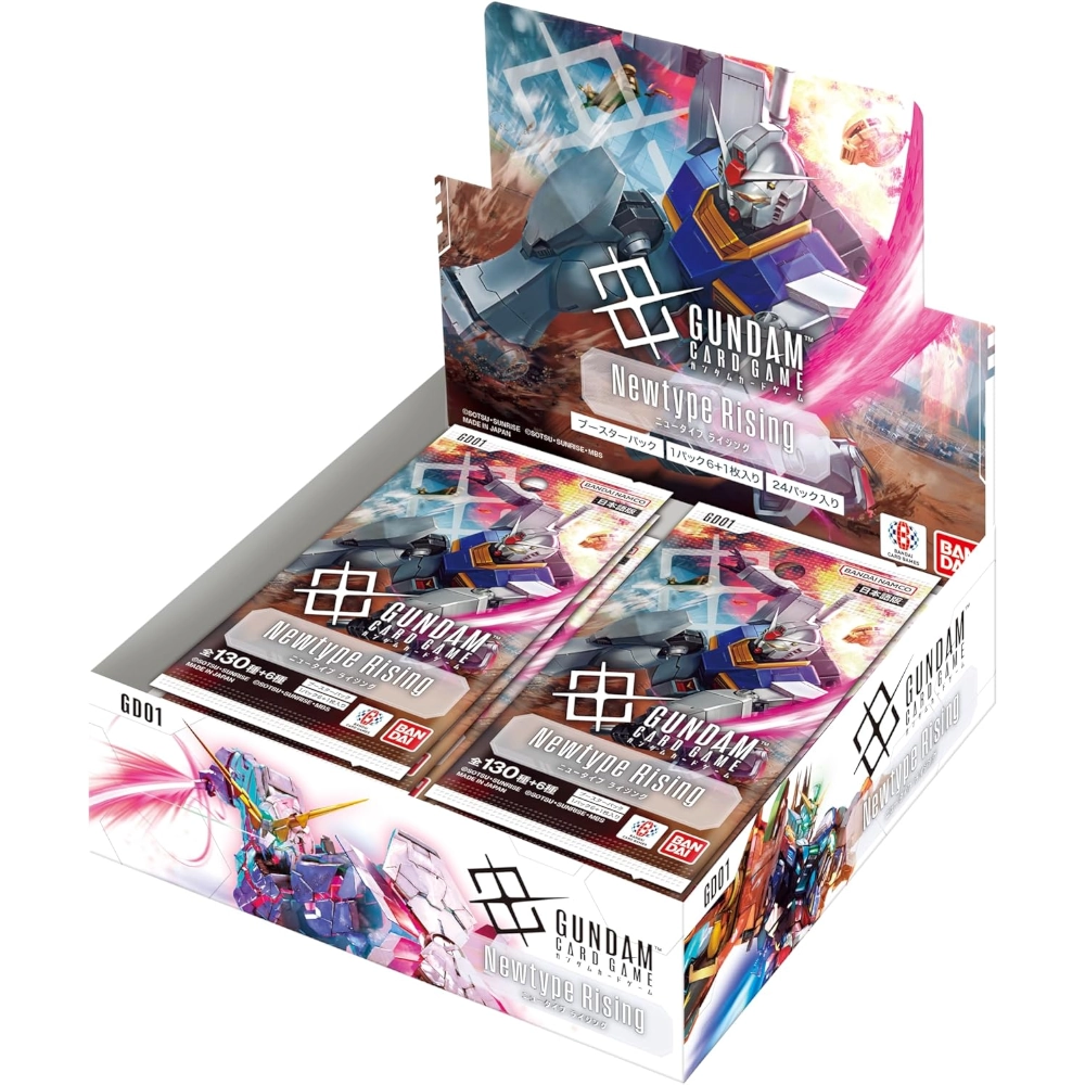 Bandai - Gundam Card Game: [BP01] New Type Rising Booster Display