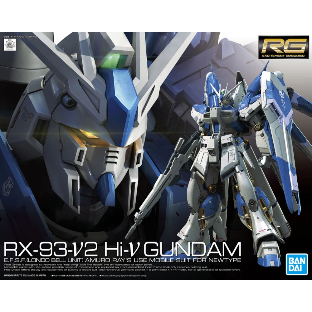 Bandai: Hi-V Gundam Real Grade Model Kit