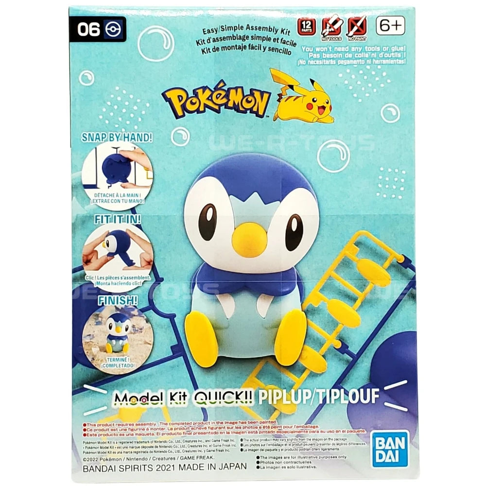 Bandai: Pokémon Model Kit QUICK!! Piplup