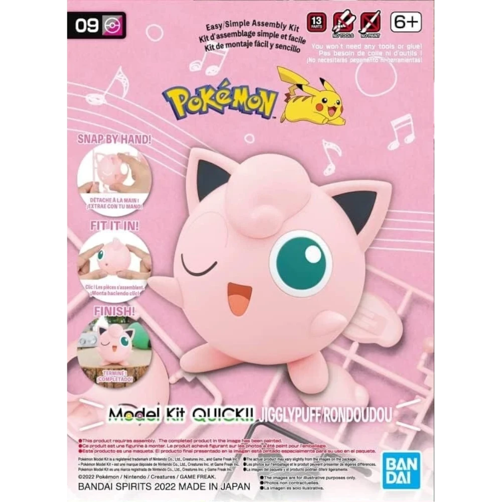 Bandai: Pokémon Model Kit QUICK!! Jigglypuff