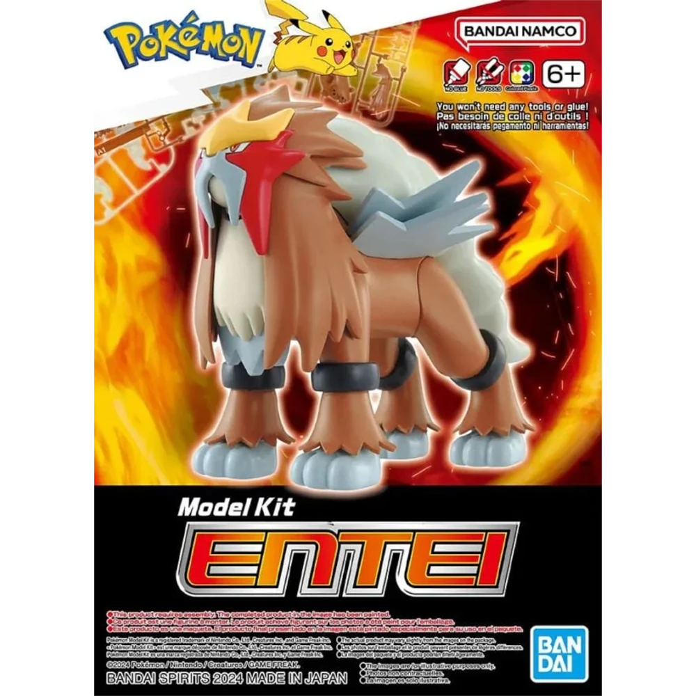 Bandai: Pokémon Entei Model Kit
