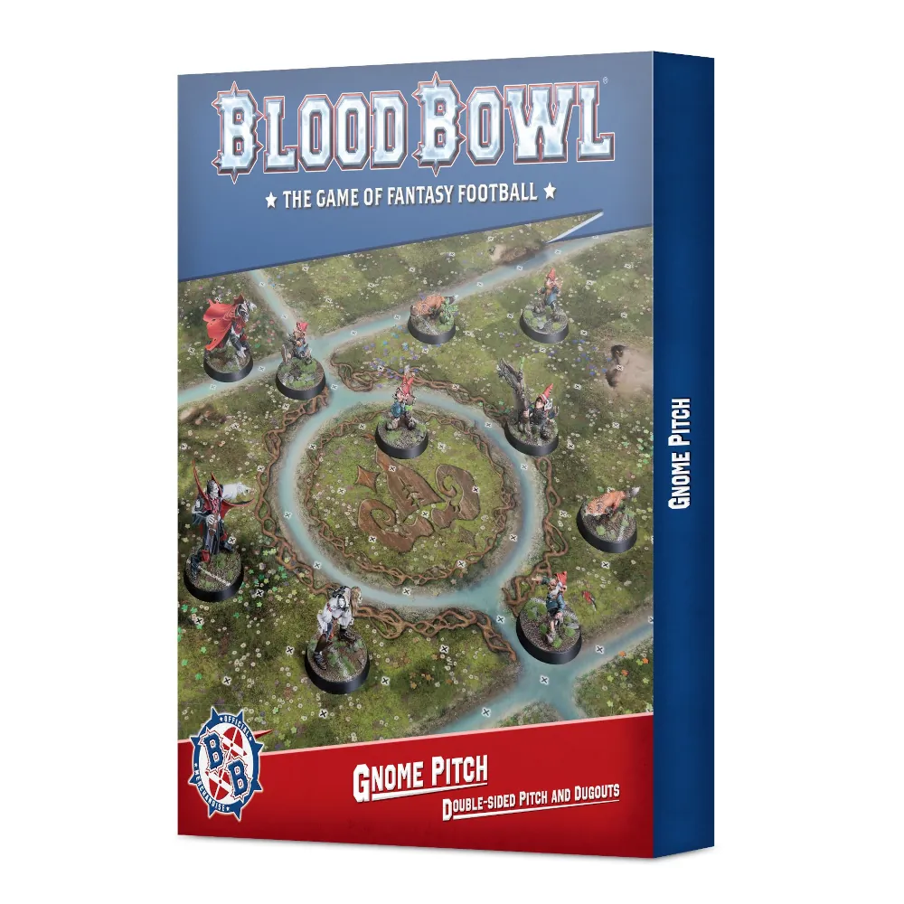 Blood Bowl - Gnome Team Double-sided Pitch and Dugouts Set