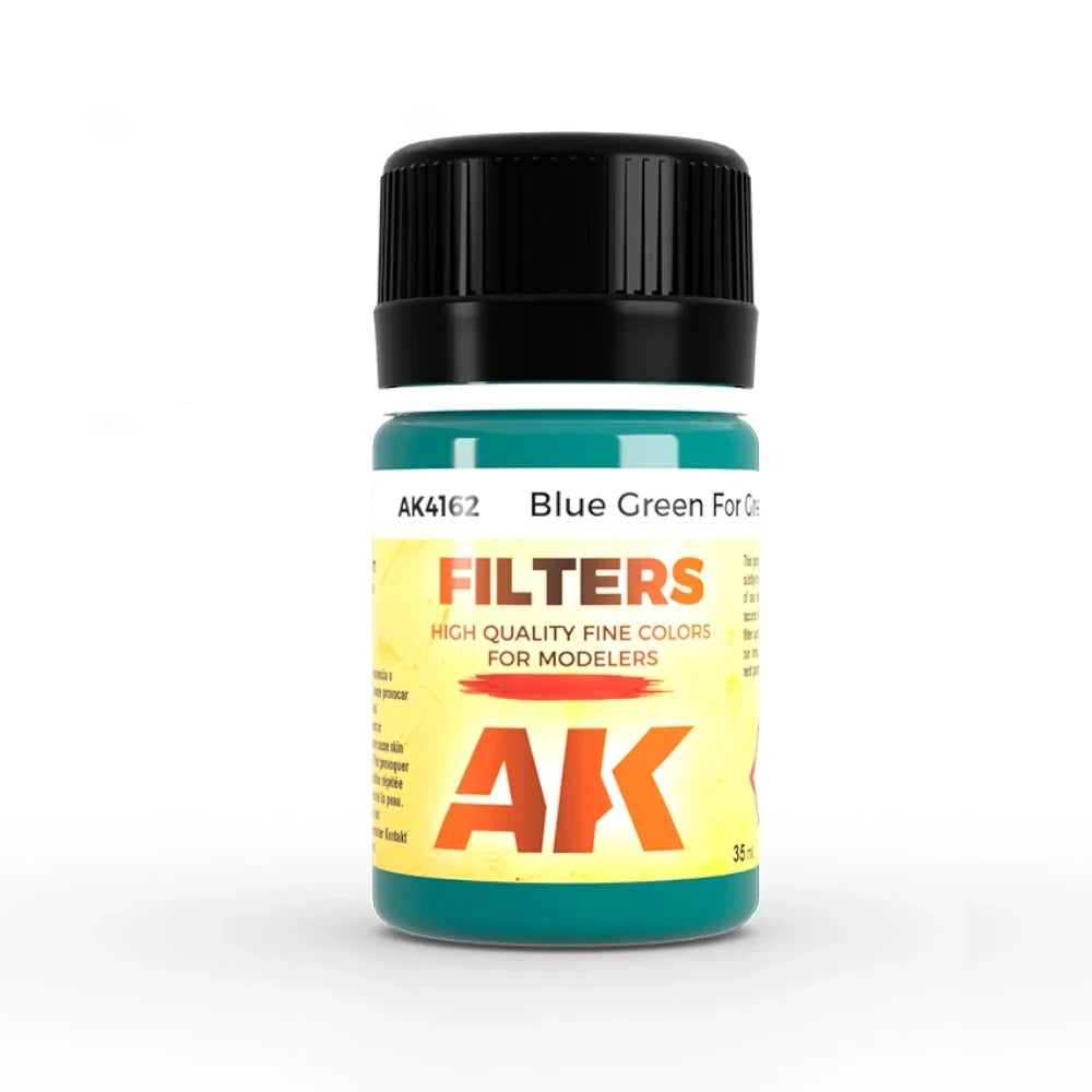 AK Interactive: Blue Green for Green Camo Filter (35ml Bottle)