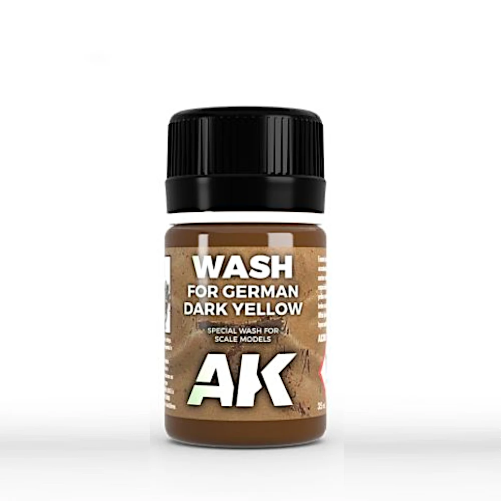AK Interactive: Wash for German Dark Yellow (35ml Bottle)