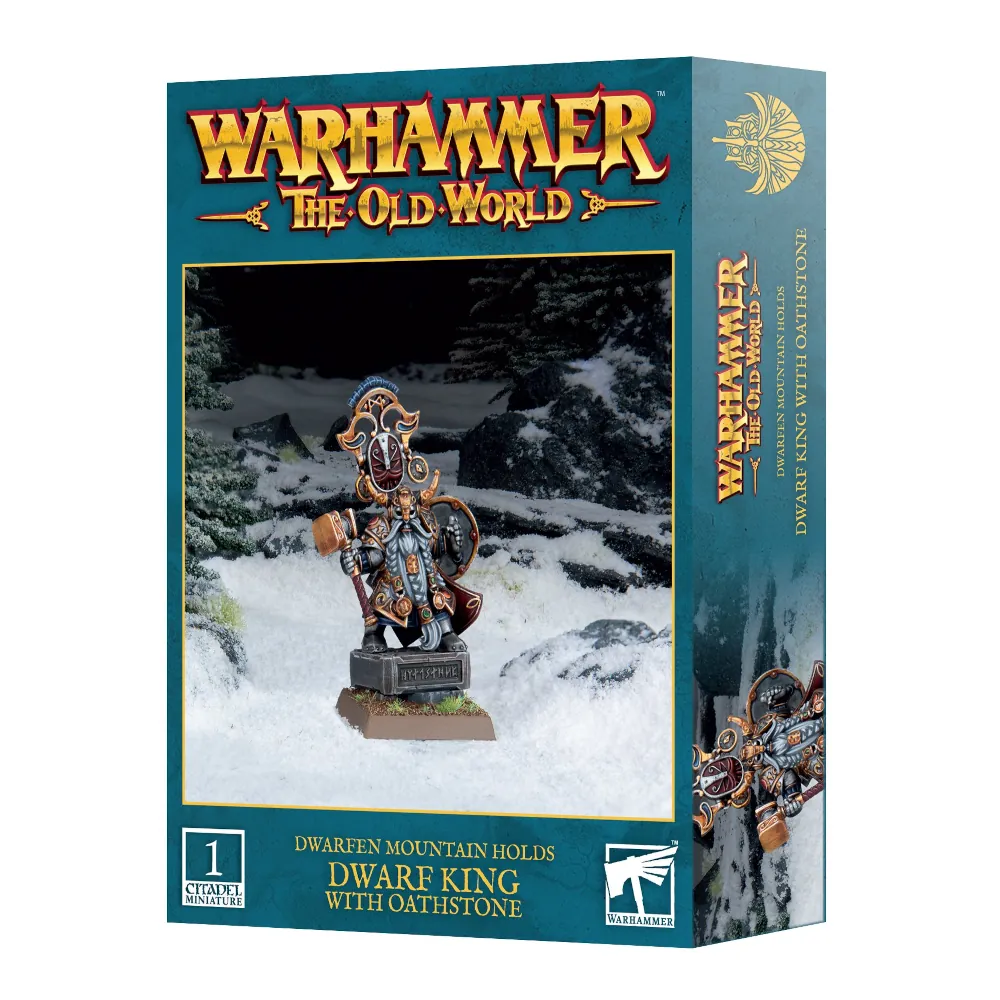 Warhammer: The Old World - Dwarfen Mountain Holds: Dwarf King with Oathstone