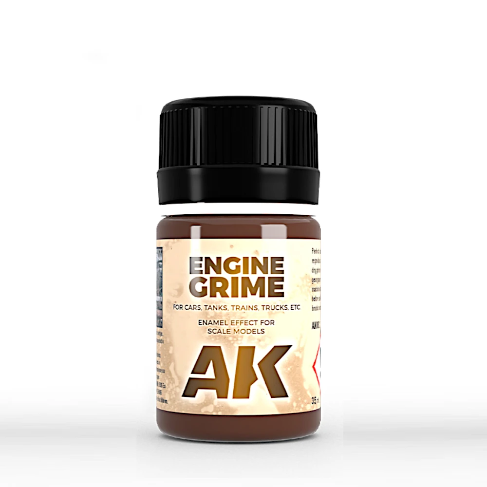 AK Interactive: Engine Grime (35ml Bottle)