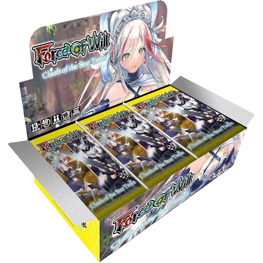 Force of Will: Clash of the Star Trees Booster Display