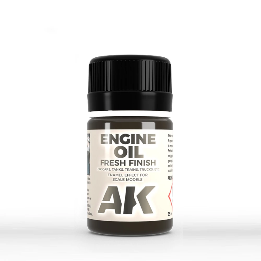 AK Interactive: Engine Oil Fresh Finish (35ml Bottle)