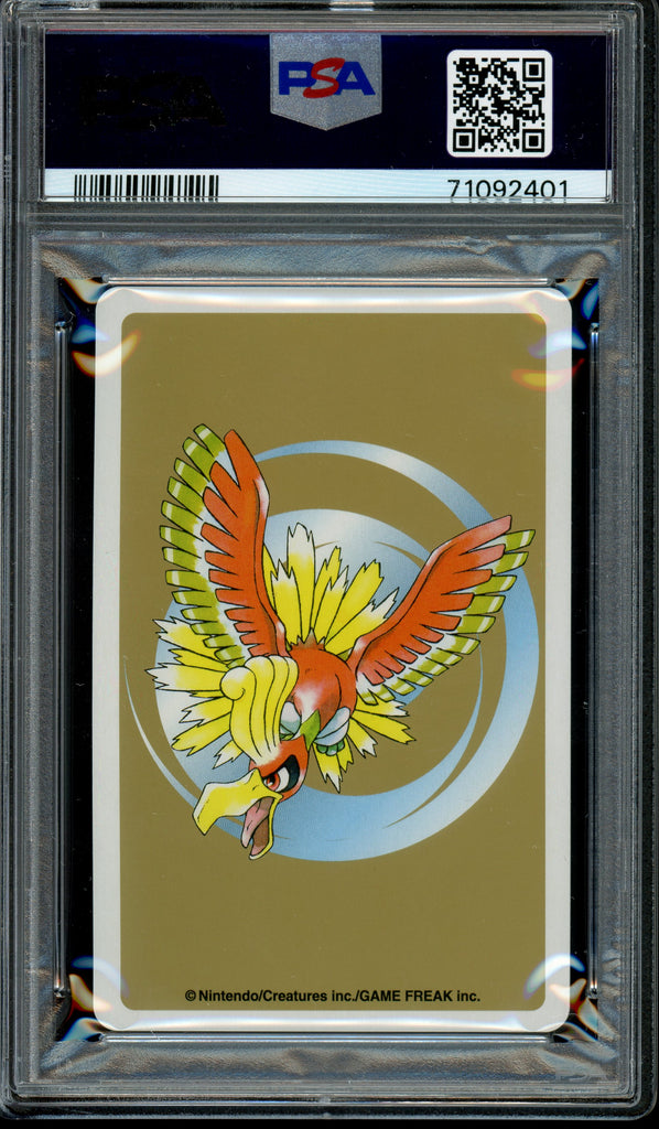 Pokémon - Jolteon 6 of Clubs, Gold Ho-oh Back Poker Deck #135 PSA 10 back