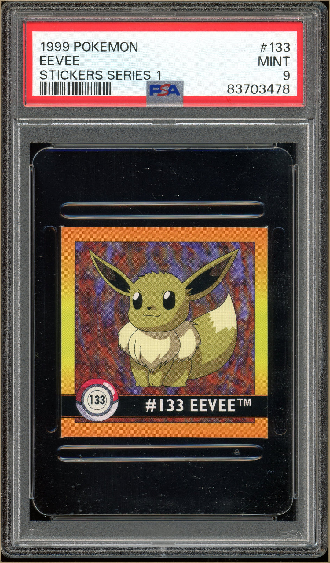 1999 eevee pokemon card Over the Brick – Pokémon