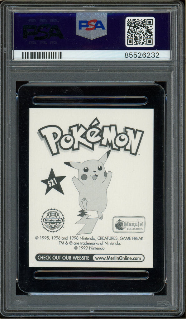 Pokémon - Eevee Prism Merlin #S21 PSA 9 back