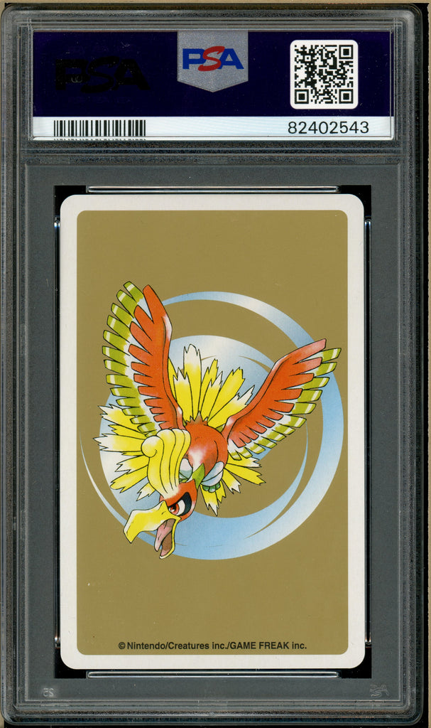 Pokémon - Doduo 2 of Diamonds, Gold Ho-oh Back Poker Deck #84 PSA 10 Back