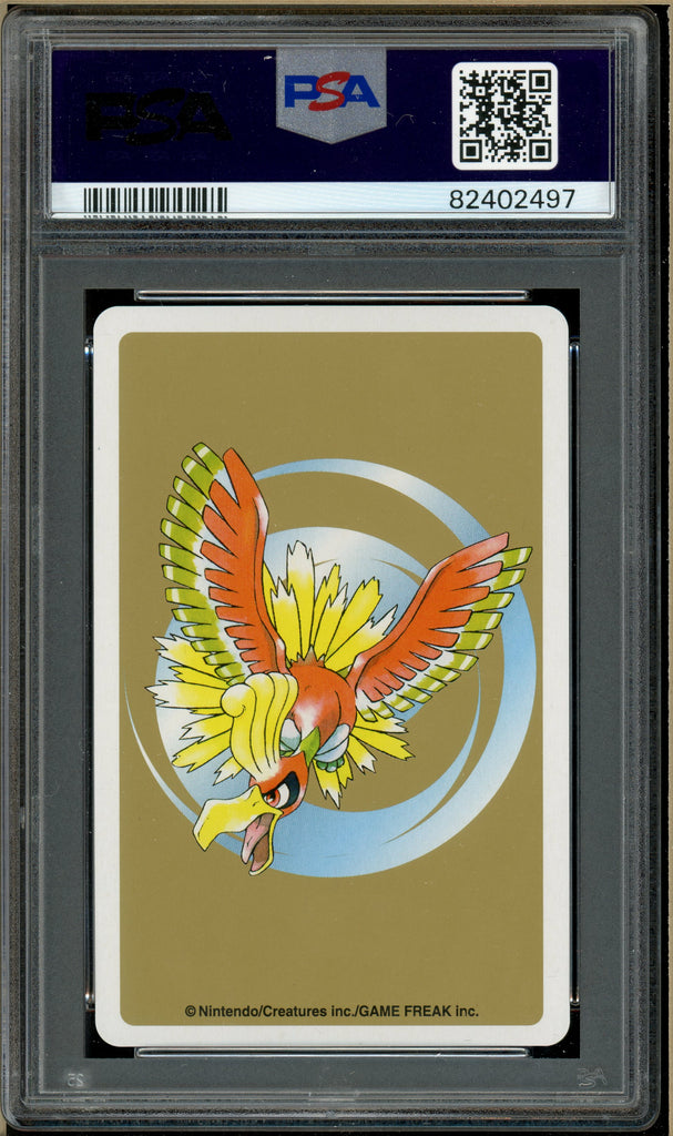 Pokémon - Donphan King of Spades, Gold Ho-oh Back Poker Deck #232 PSA 10 Back