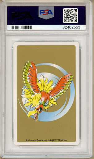 Pokémon - Gengar 6 of Diamonds, Gold Ho-oh Back Poker Deck #94 PSA 10 back