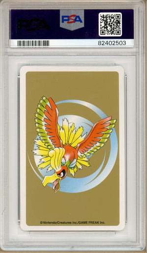 Pokémon - Smeargle 2 of Clubs, Gold Ho-oh Back Poker Deck #235A PSA 10 back
