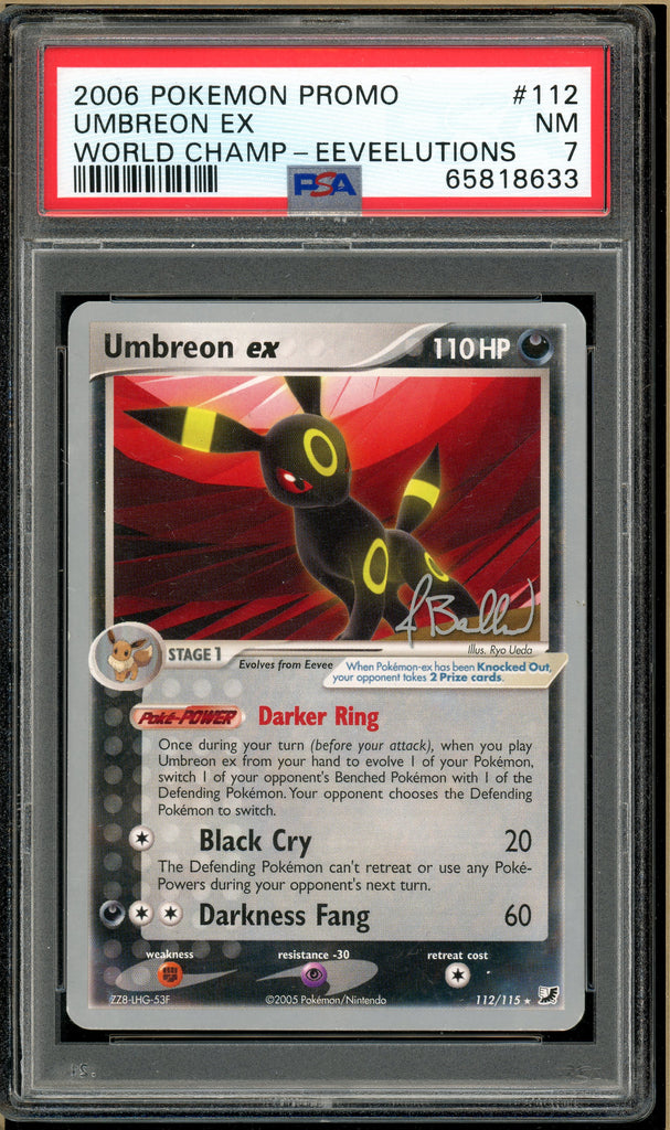 Pokémon - Umbreon EX Word Championship 2006 #112 PSA 7