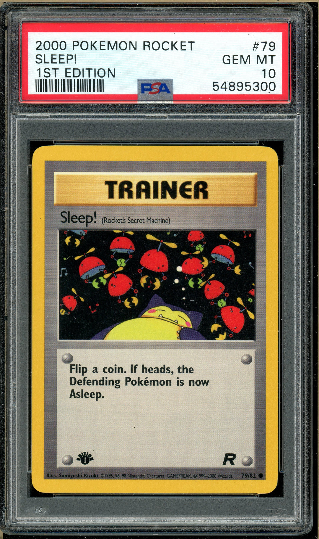 sleep pokemon card Single TEAM ROCKET (1st Edition) Style:Central OR All cards will be MTG Warhammer Commander Decks