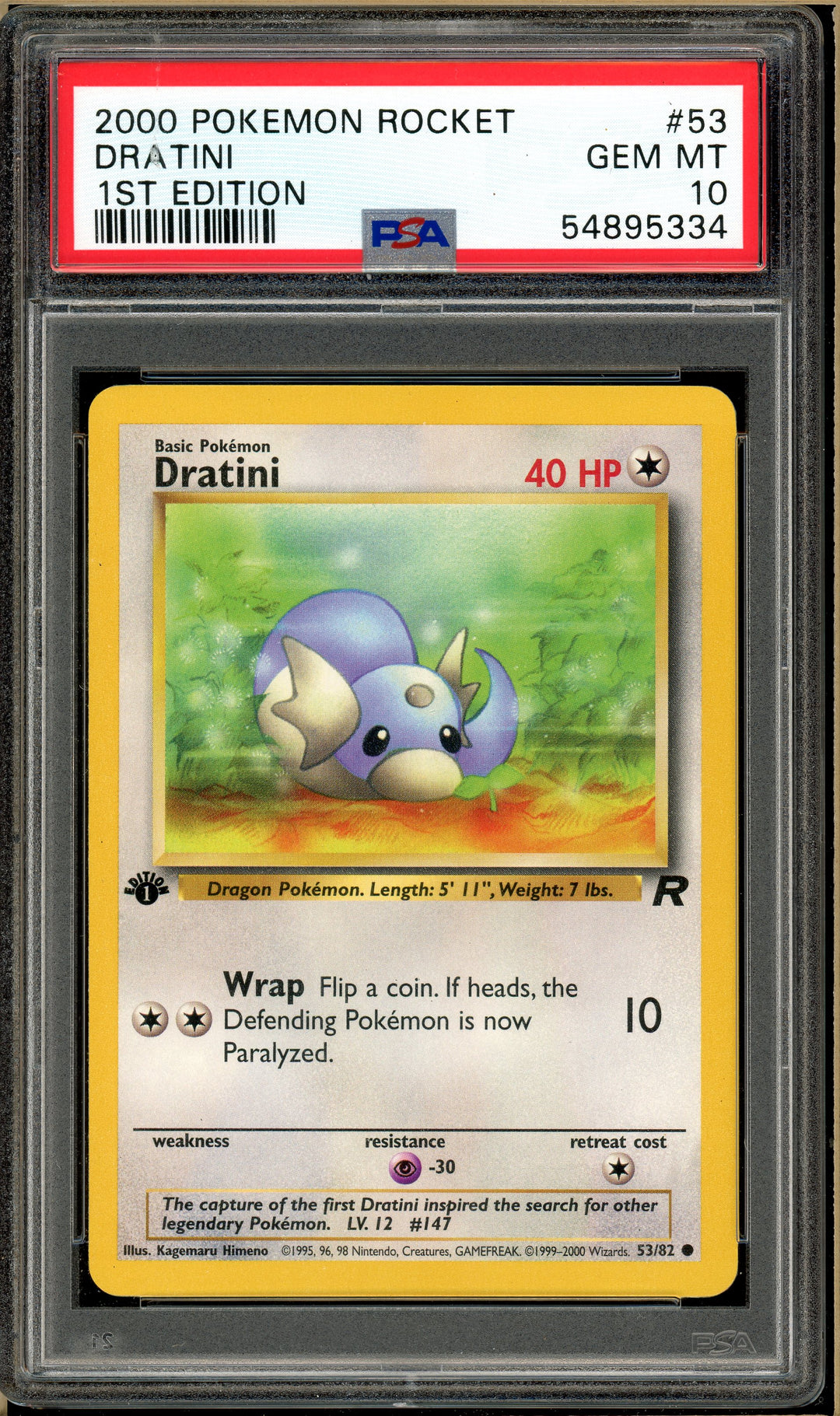pokemon card dratini Single TEAM ROCKET (1st Edition) Theme:Aerith Gainsborough K Placeholder Image Provided Creating custom Archfiend of